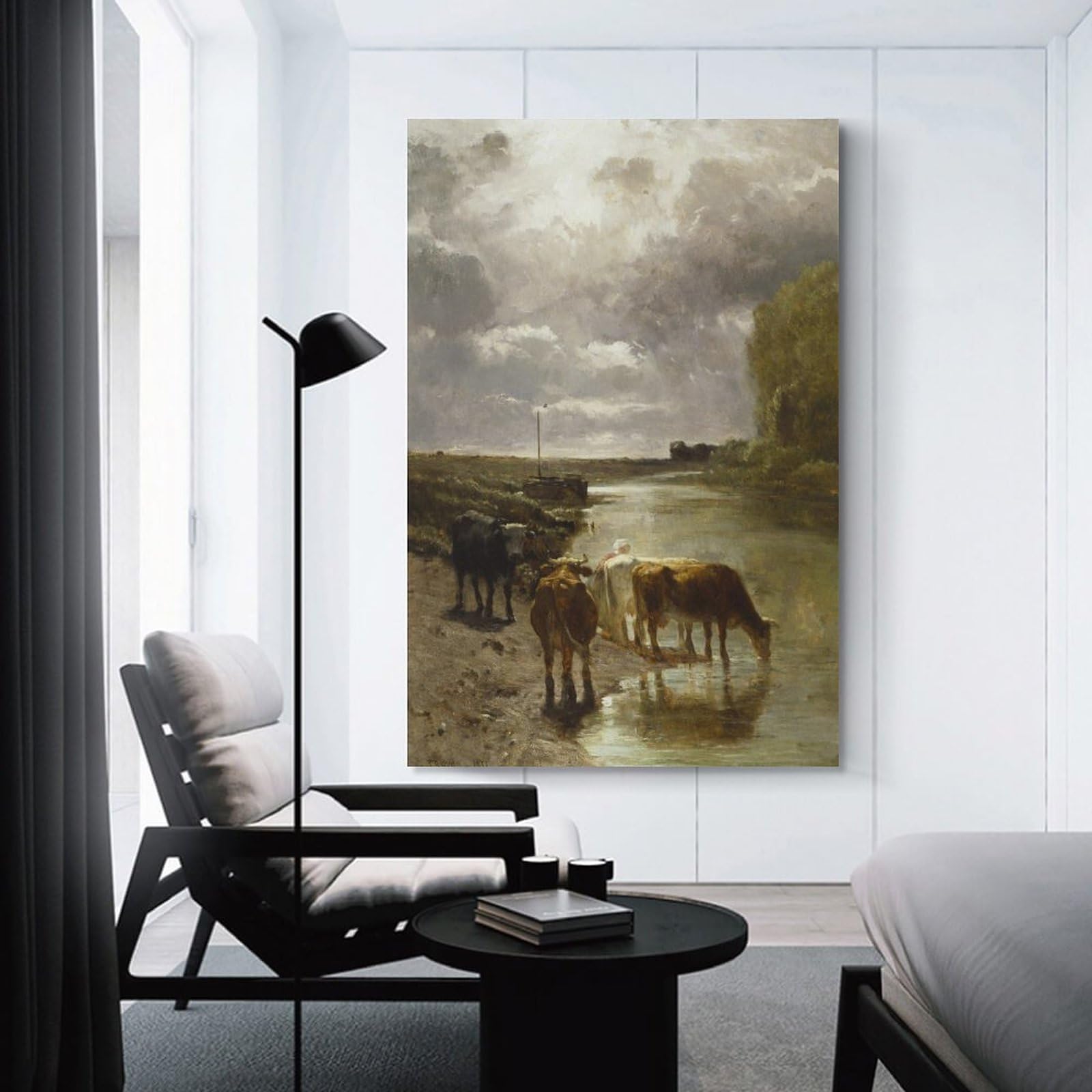 Amazon.co.jp: Constant Troyonコンスタン・トロワイヨン《水を飲む牛